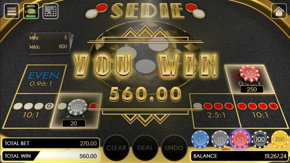 Enhanced Random Odds in Sedie Game AE Sexy